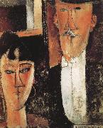 Bride and Groom Amedeo Modigliani